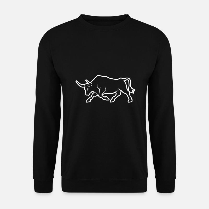 Stier Bulle - Unisex Pullover - Schwarz