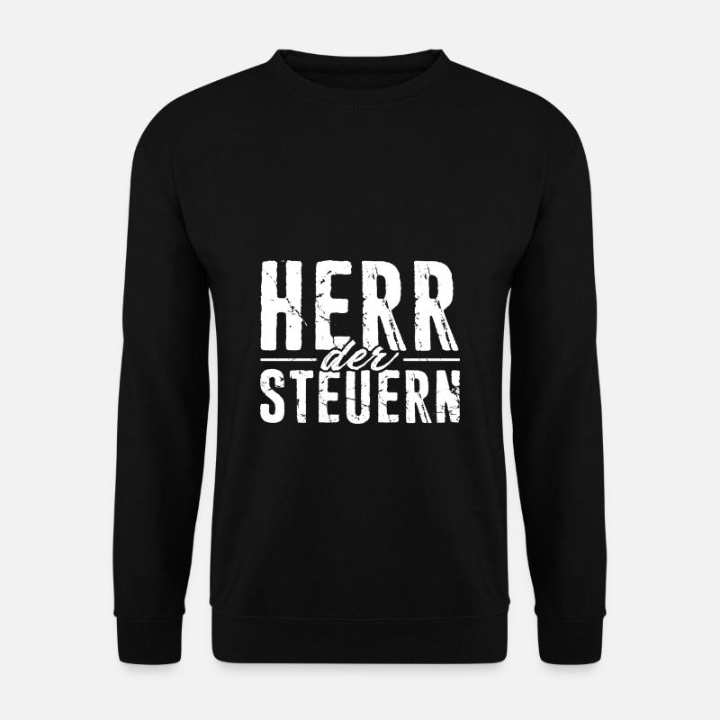 Herr Der Steuern Steuerberater Finanzamt Geschenk - Unisex Pullover - Schwarz
