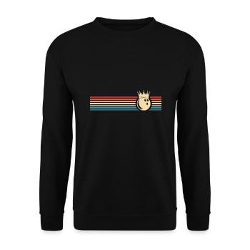 Bowling Sport Bowlingkugel Bowlingspieler - Unisex Pullover - Schwarz - Vorne - Alina (178cm) & Michal (187cm)