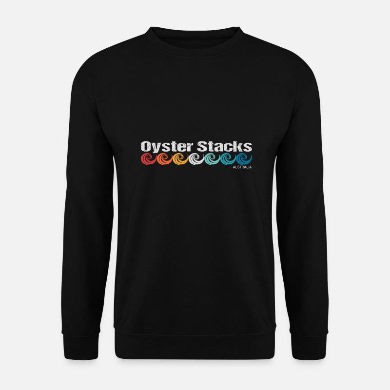 Oyster Stacks - Unisex Pullover - Schwarz