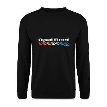 Opal Reef - Unisex Pullover - Schwarz - Vorne - Alina (178cm) & Michal (187cm)