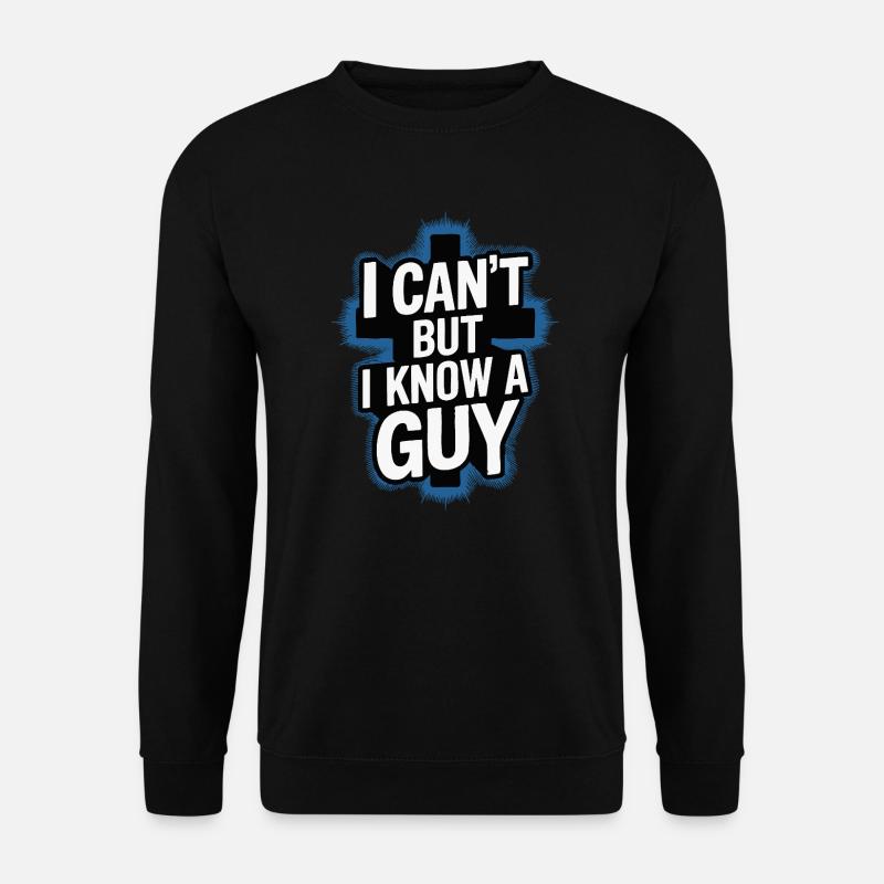 Jesus - ich kann nicht, aber ich kenn da jemanden - Unisex Pullover - Schwarz