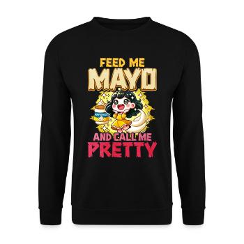 Mayonnaise - Unisex Pullover - Schwarz - Vorne - Alina (178cm) & Michal (187cm)