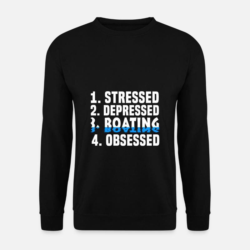 Boating ship captain boat - Unisex Sweatshirt - black