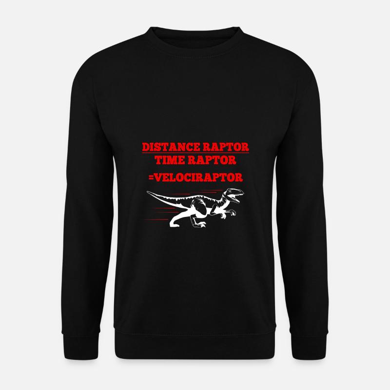 Dino Physik Mathe Lustig Mathematiker Dinosaurier - Unisex Pullover - Schwarz