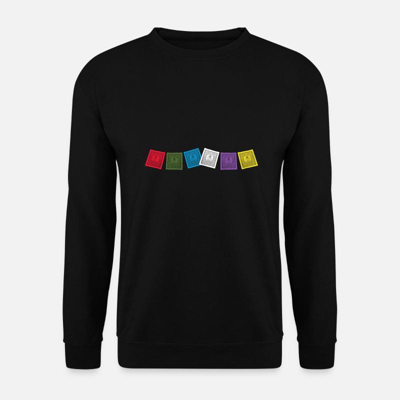 Sherpa Fahnen - Unisex Pullover - Schwarz