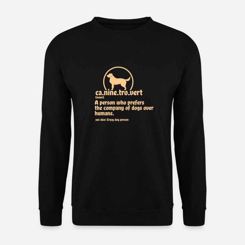Amoureux de chiens - Sweat-shirt Unisexe - noir