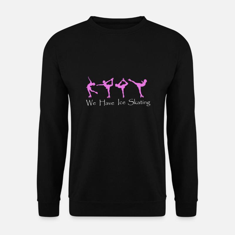 Eiskunstlaufen - Unisex Pullover - Schwarz