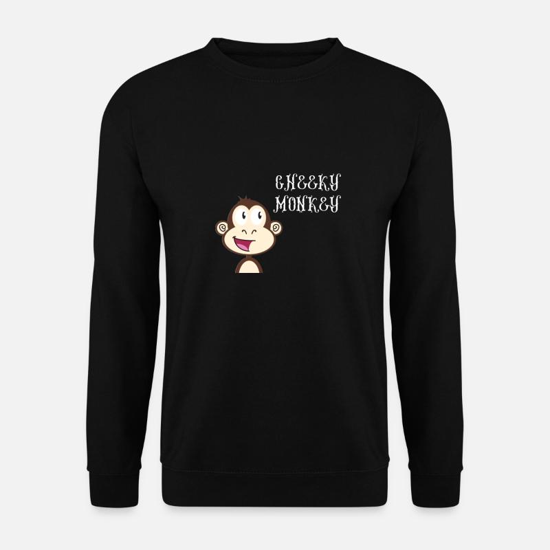 Cheeky Monkey - Unisex Sweatshirt - black