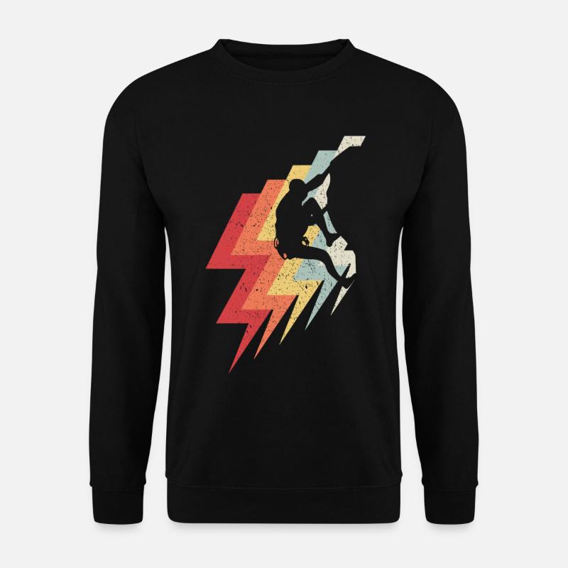 Klettern - Unisex Pullover - Schwarz