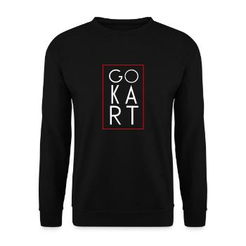 Go Kart - Unisex Pullover - Schwarz - Vorne - Alina (178cm) & Michal (187cm)