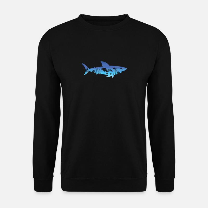 Requins Plongeurs - Sweat-shirt Unisexe - noir