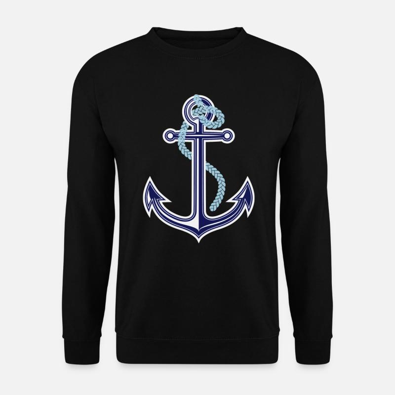 Anker - Unisex Pullover - Schwarz
