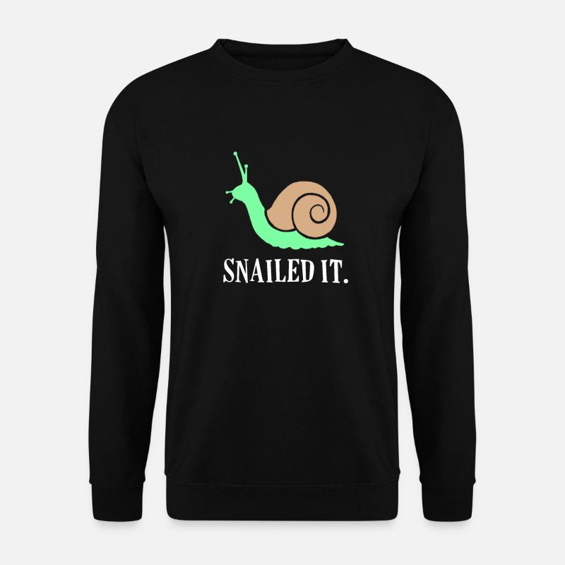 Snail - Unisex Sweatshirt - black