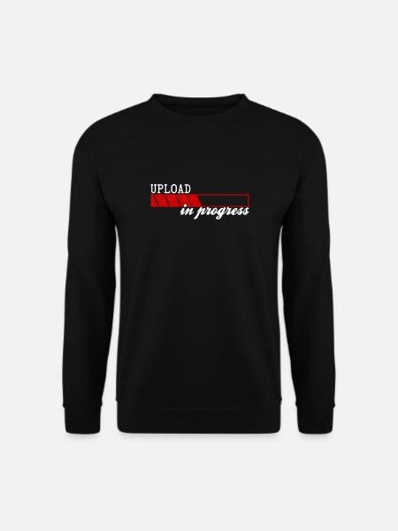 Upload In Progress - Unisex Sweatshirt - black