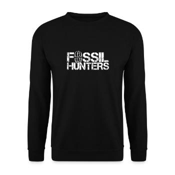 Fossils - Unisex Sweatshirt - black - Front - Alina (178cm) & Michal (187cm)