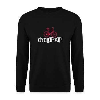 Fahrrad - Unisex Pullover - Schwarz - Vorne - Alina (178cm) & Michal (187cm)