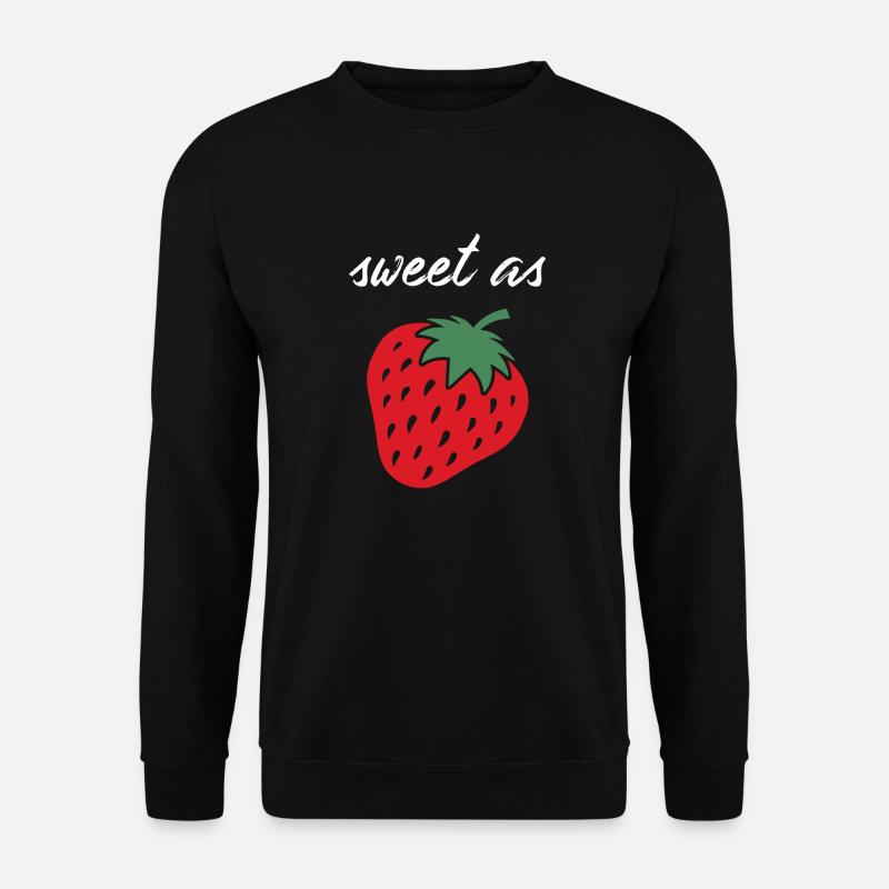 Strawberry - Unisex Sweatshirt - black