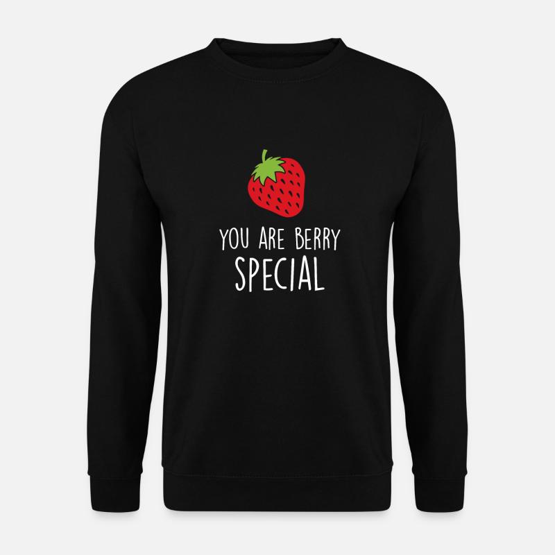 Strawberries - Unisex Sweatshirt - black