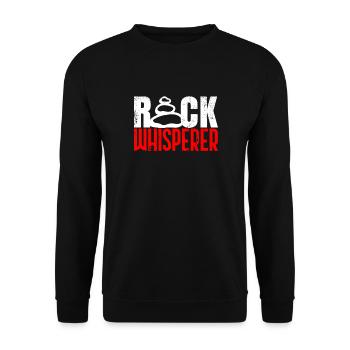 Geology Shirt & Geologists Hobby Gift - Unisex Sweatshirt - black - Front - Alina (178cm) & Michal (187cm)