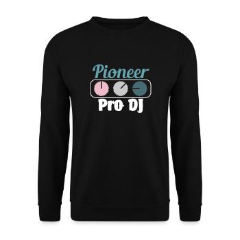 Pioneer Pro DJ Shirt & Gift - Unisex Sweatshirt - black - Front - Alina (178cm) & Michal (187cm)