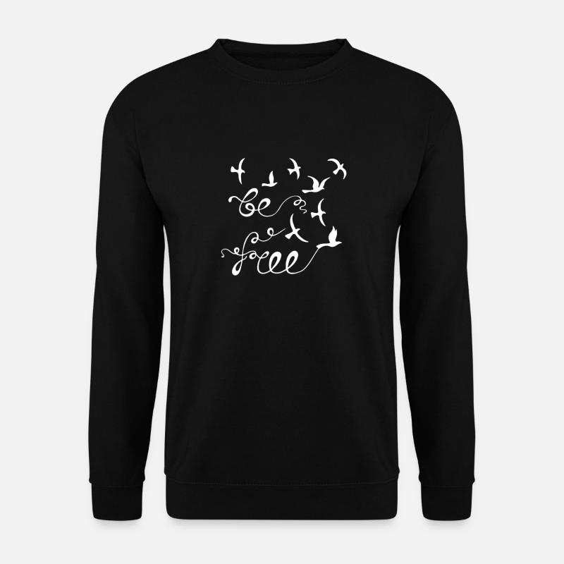 birds - Unisex Sweatshirt - black
