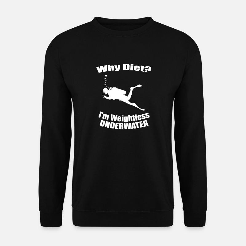 Diving Shirt & Gift Idea Diver - Unisex Sweatshirt - black