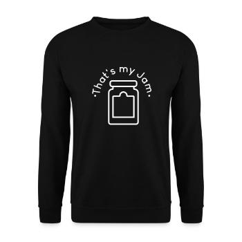 jam - Unisex Sweatshirt - black - Front - Alina (178cm) & Michal (187cm)