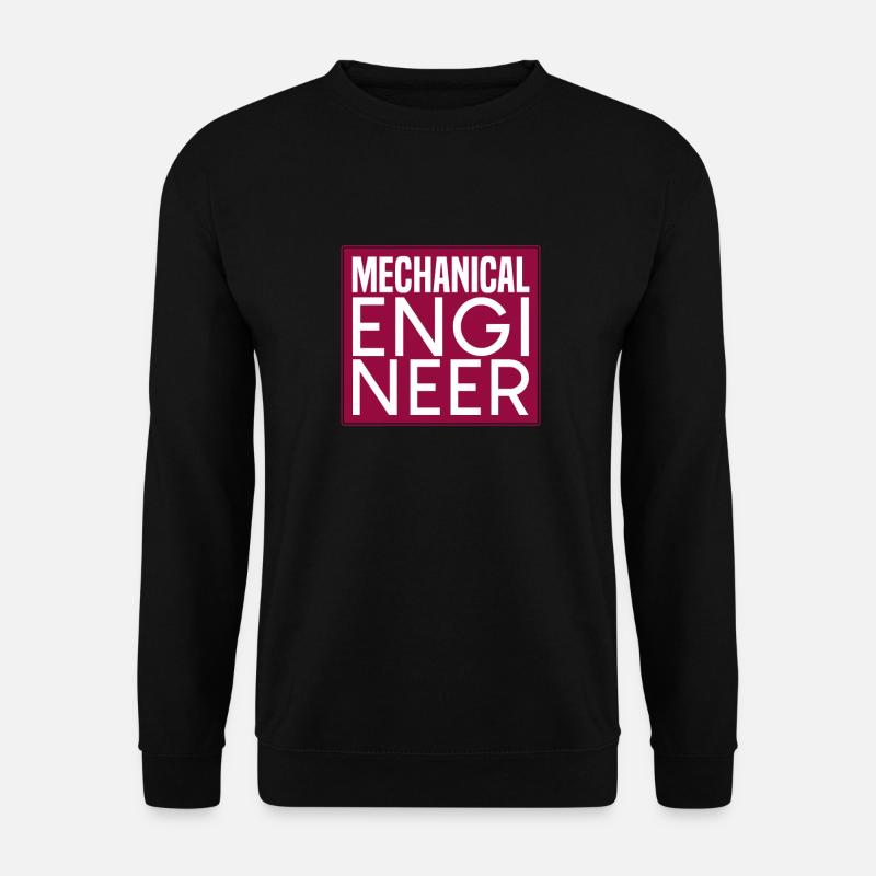 Maschinenbau - Unisex Pullover - Schwarz