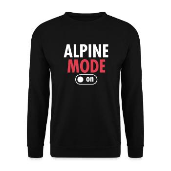 Ski Alpin - Unisex Pullover - Schwarz - Vorne - Alina (178cm) & Michal (187cm)