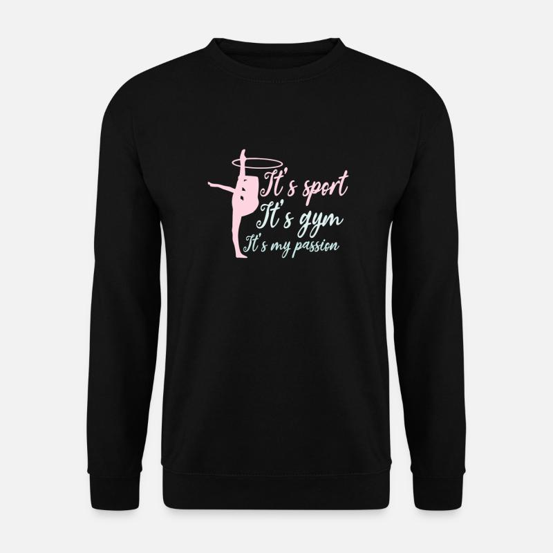 Rhythmische Sportgymnastik Geschenk - Unisex Pullover - Schwarz