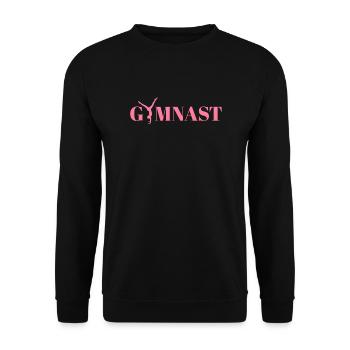 Gymnastik - Unisex Pullover - Schwarz - Vorne - Alina (178cm) & Michal (187cm)