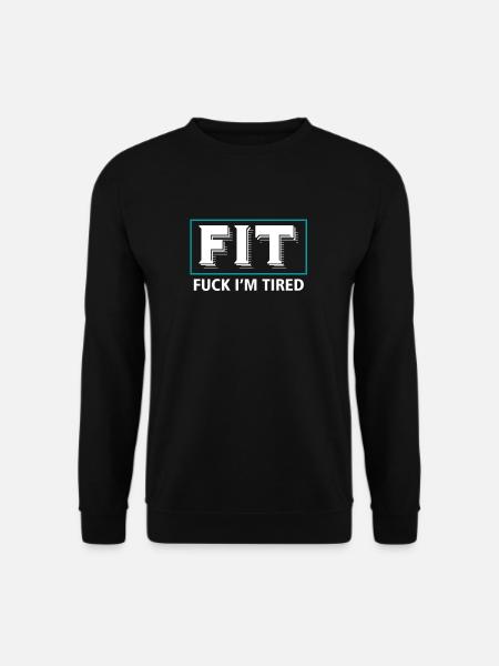 Tired - Unisex Sweatshirt - black