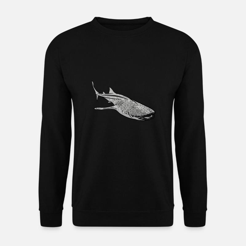 Walhai - Unisex Pullover - Schwarz