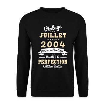 20 Year Anniversary - Vintage - July 2004 - Unisex Sweatshirt - black - Front - Alina (178cm) & Michal (187cm)