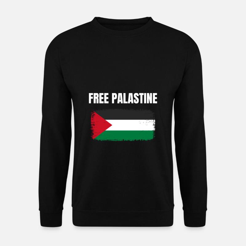 Free Palastine Tshirt Palästina - Unisex Pullover - Schwarz