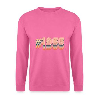 56ème anniversaire millésime 1966 - Sweat-shirt Unisexe - rose - Devant