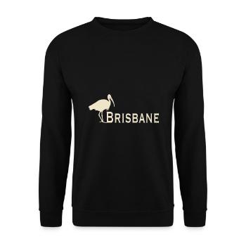 Bin Chicken Brisbane - Unisex Pullover - Schwarz - Vorne - Alina (178cm) & Michal (187cm)