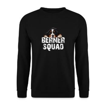 Bouvier bernois - Sweat-shirt Unisexe - noir - Devant - Alina (178cm) & Michal (187cm)