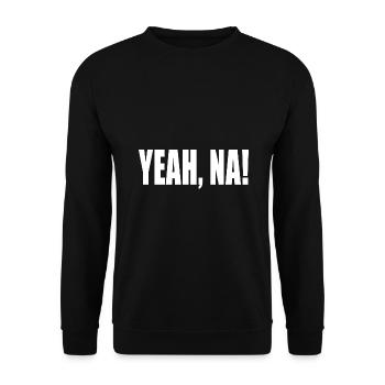 YEAH PROCHE! - Sweat-shirt Unisexe - noir - Devant - Alina (178cm) & Michal (187cm)