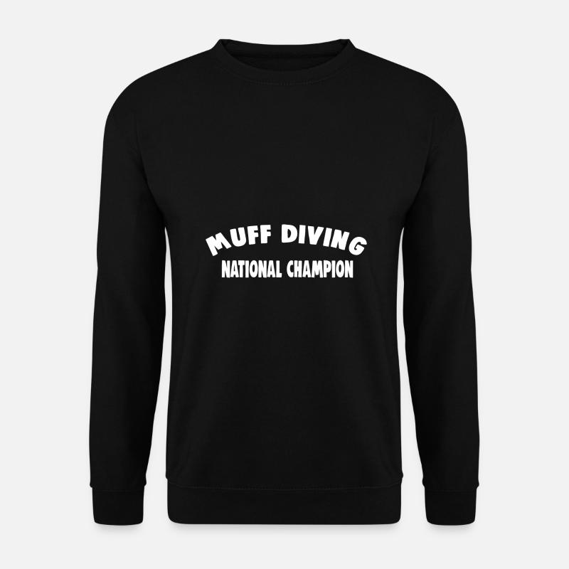 MUFF DIVING NATIONAL CHAMPION - Unisex Sweatshirt - black