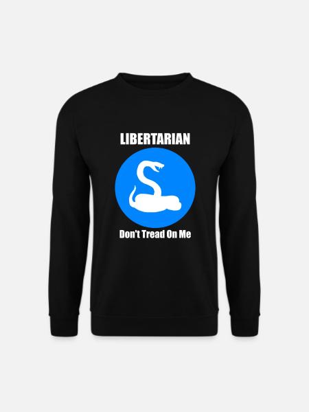 Politik Libertarismus Anarchie Links Rechts Left - Unisex Pullover - Schwarz