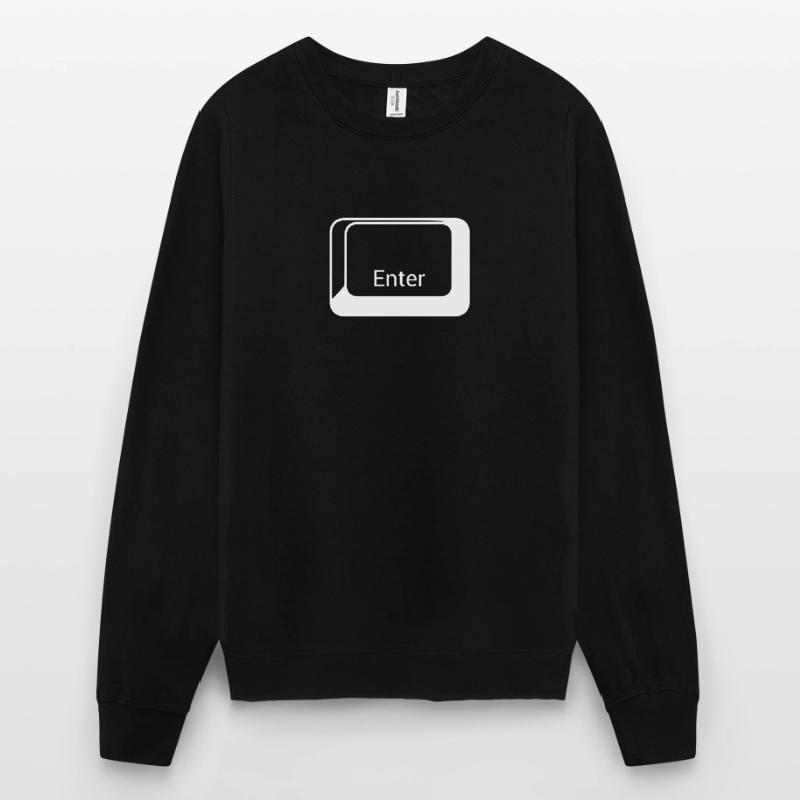 Enter Key Keyboard Keyboard Computer Informatics Unisex Sweatshirt