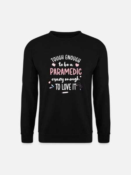 Paramedic Notfallsanitäter Sanitäter Rettungskraft - Unisex Pullover - Schwarz