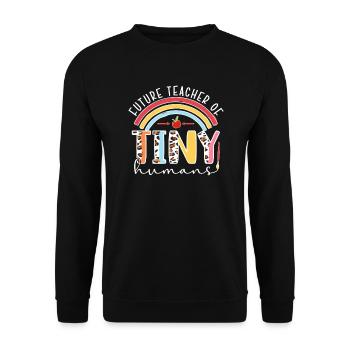 Future Teacher Teacher Training Student Teacher Training Programme - Unisex Sweatshirt - black - Front - Alina (178cm) & Michal (187cm)