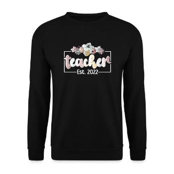 Future Teacher Teacher Training Student Teacher Training Programme - Unisex Sweatshirt - black - Front - Alina (178cm) & Michal (187cm)