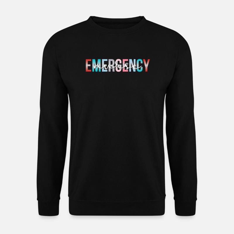 Infirmière d’urgence Infirmière Salle d’urgence - Sweat-shirt Unisexe - noir