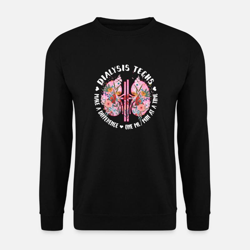 Dialysetechniker Dialysetechnik Dialyse-Techniker - Unisex Pullover - Schwarz