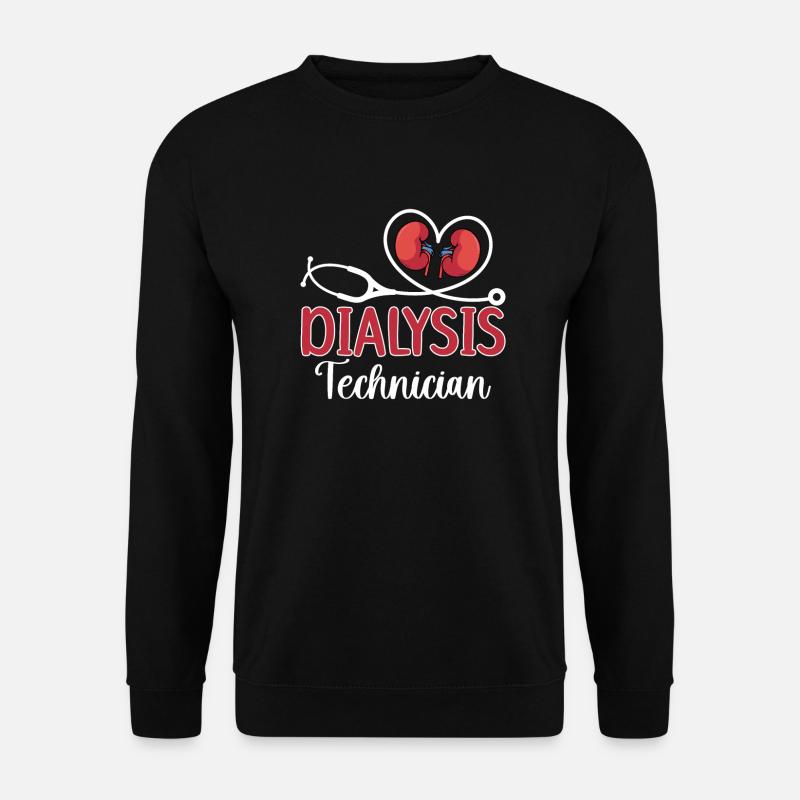 Dialysetechniker Geschenk Techniker In Der Dialyse - Unisex Pullover - Schwarz