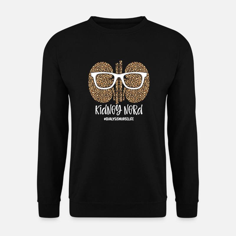 Dialyse Krankenschwester Dialysepflege Nephrologie - Unisex Pullover - Schwarz